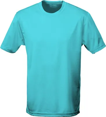 Immagine prodotto di Just Cool JC001 | Cool T-Shirt +WRAP certified +UV sun protection 30 - Colore: Hawaiian Blue - Taglia: L