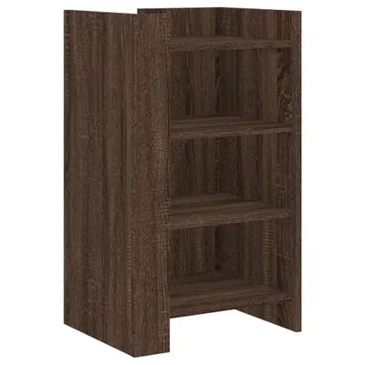 Image de Buffet chêne marron 45x35x75 cm bois d'ingénierie