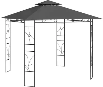 Image de Pavillon 3x3x2,7 m Anthracite 160 g/m