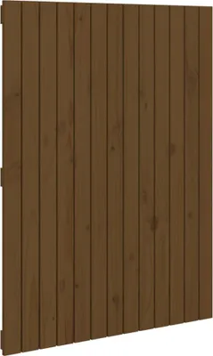 Imagen del producto de vidaXL Cabecero para pared, color miel, 82,5 x 3 x 110 cm, madera maciza de pino