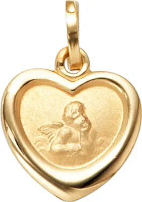 Produktbild von JOBO Kinder Anhänger Schutzengel 333 Gold Gelbgold teilmattiert
