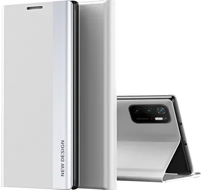 Obrázek produktu pro Redmi Note 10 5G Pouzdro, MagnetickéPolyuretanKožené Pouzdro s Funkcí Stojánku pro Xiaomi Redmi Note 10 5G Bílý