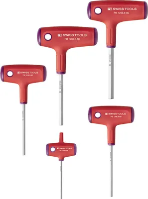 Produktbild von Swiss Tools Quergriff-SchraubendreherSatz im Karton 5-teilig 3-8mm