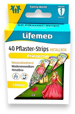 Produktbild von Lifemed Wundpflaster Prinzessin 40 Stück