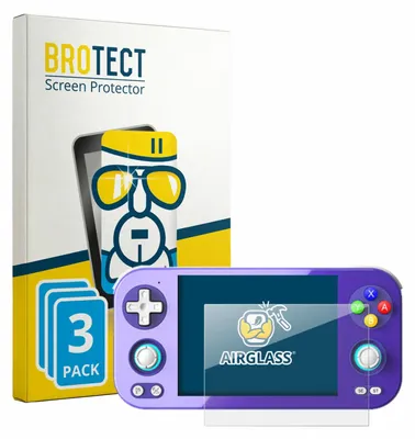 Produktbild von 3x BROTECT Schutzglas für Anbernic RG 476H Schutzfolie Panzer Folie Glas Display Schutz klar