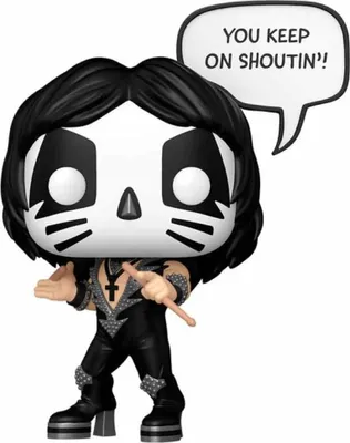 Obrázek produktu pro KISS POP! Sayings Vinyl Figur The Catman(R&R All Night) 9 cm