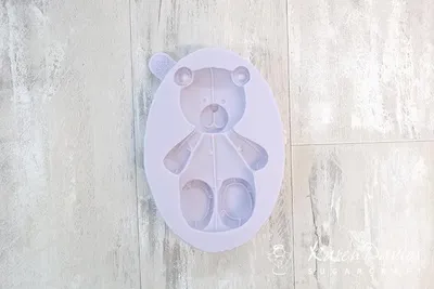 Produktbild von Silikonform großer Teddybär 10,5cm