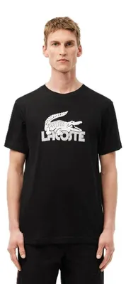 Productafbeelding van LACOSTE heren T-shirt, model TH2508 00, zwart/wit, maat 3