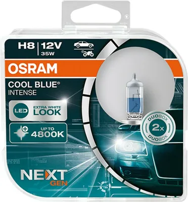Zdjęcie produktu dla OSRAM COOL BLUE INTENSE NextGen. H8 PGJ19-1 12V/35W (opakowanie 2 szt.)