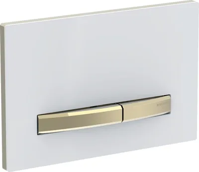 Produktbild von Geberit Sigma50 Betätigungsplatte für 2-Mengen-Spülung, Metallfarbe rotgold, eckig, 115.670.JM.2