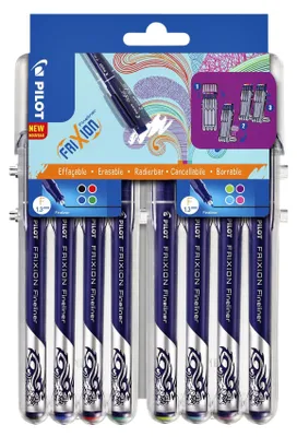 Image de PILOT Fineliner FRIXION Evolutive Set 8er Etui