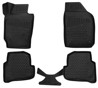 Produktbild von AD Tuning Gummi Fußmatten Set für Skoda Fabia 3 Typ NJ, Bj. 9/2014-8/2018