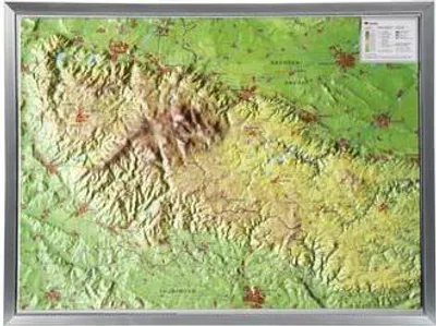 Produktbild von Reliefkarte Harz 1 : 200.000