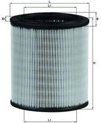 Zdjęcie produktu dla ORYGINALNY filtr powietrza MAHLE LX 715