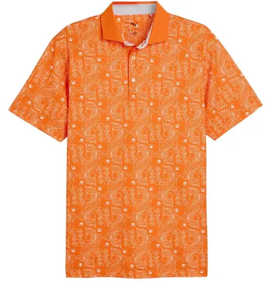 Immagine prodotto di Puma - Polo da uomo, piqué, con logo GT23123 (M) (arancione)