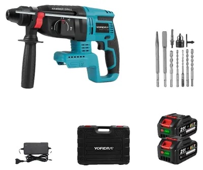 Produktbild von Akku-Bohrhammer, bürstenloser Motor, 2xBatterie Set-G