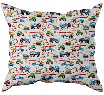 Produktbild von Nyks Kinder Kissenbezug 50x80 Baumwolle Bagger Motiv