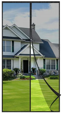 Obrázok produktu pre Sieťka proti komárom na balkónové dvere, magnetická, 90x210 cm