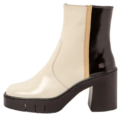 Produktbild von Art Stiefeletten mit Absatz Damen 1974 NAPPA SHINNY CREAM-CHAMPAGNE/BERNA Bunt