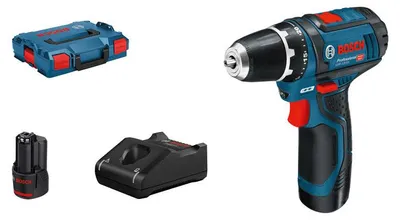 Produktbild von Akku-Bohrschrauber GSR 12V-15,  2 x Akku GBA 12V 2.0Ah, L-BOXX