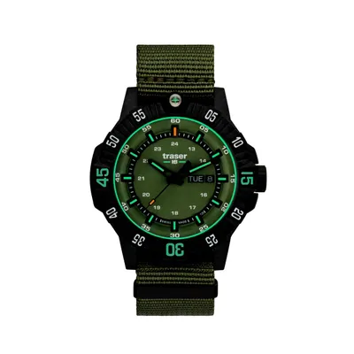 Produktbild von Traser H3 110726 P99 Q Tactical Green Herrenuhr 46mm 20ATM