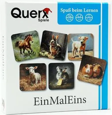 Produktbild von Lernspiel zum spielerischen Erlernen des EinMalEins mit Tiermotiven für Schulkinder