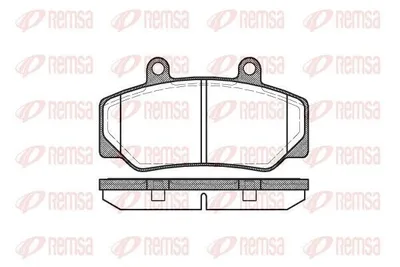 Produktbild von REMSA Bremsbeläge Satz Vorne Bremsklötze für VOLVO 940 II Kombi (945) 0176.20