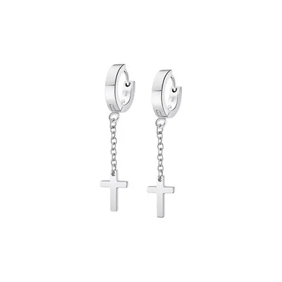 Produktbild von Lotus Style Herren Clapp-Creolen Kreuz Ohrringe LS2173-4/1