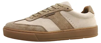 Immagine prodotto di Scarpe da uomo Poelman Gregory, modello stringato, color beige, ideali per il tempo libero