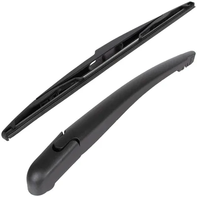 Productafbeelding van Ruitenwisserbladen, achterruitwisserarm en -kap, set voor Dacia Duster I, modeljaren 2010-2013