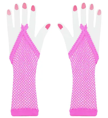 Produktbild von pinke Netzhandschuhe für Damen
