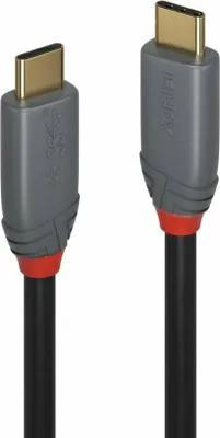 Obrázok produktu pre Lindy 36903, 2 m, USB C, USB C, USB 3.2 Gen 2 (3.1 Gen 2), 20 Gbit/s, Čierna