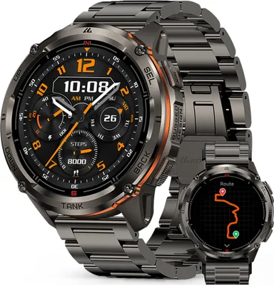 Produktbild von KOSPET Smartwatch Damen Herren, 1,43" AMOLED  Fitness Tracker Uhren für Android IOS, IP69K Wasserdicht Pulsmesser Schrittzähler Aktivitätstracker