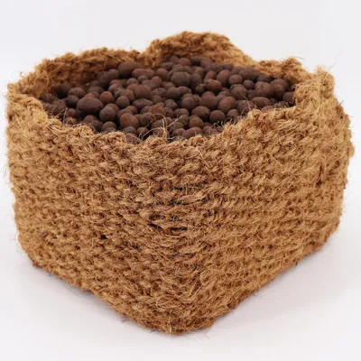 Produktbild von 10 Kokos Pﬂanzkorb 25 x 25 x 20cm Teichkorb für Ufermatte & Böschungsmatte