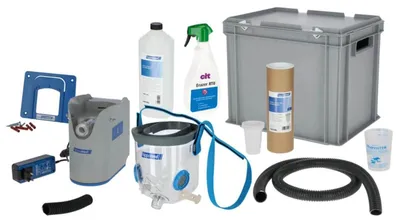 Produktbild von Hippomed Akku-Ultraschall-Inhalator inklusive Warmblutmaske AirOne Flex Pferdeinhalator