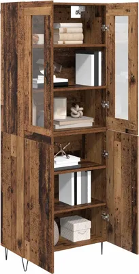 Immagine prodotto di vidaXL Credenza in legno vecchio 69,5 x 34 x 180 cm Materiale a base di legno