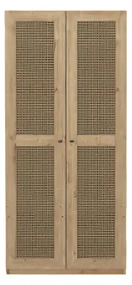 Image de Armoire Armoire murale Garde-robe Chambre à coucher Moderne Marron 90cm