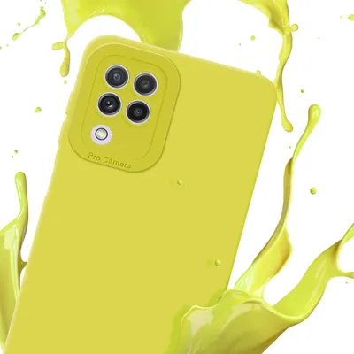 Obrázek produktu pro Cadorabo kryt pro Samsung Galaxy A22 4G Protective Case in Yellow TPU Silicone Case Cover