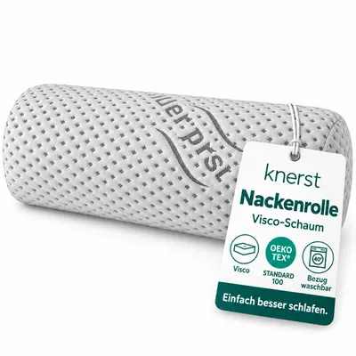 Produktbild von KNERST Nackenrolle - Orthopädisches Nackenkissen aus Memory Foam
