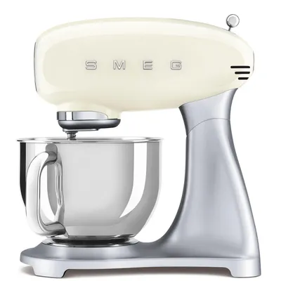 Produktbild von SMEG Küchenmaschine, Knetmaschine Rührmaschine mit Knethaken, 800,00 W, 4,80 l Schüssel ( Creme )