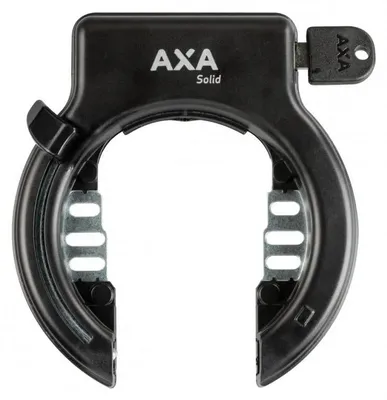 Produktbild von AXA Rahmenschloss Solid Retractable schwarz, Schlüssel abziehbar