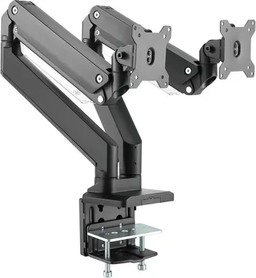 Produktbild von Duo Tischhalterung höhenverstellbar mit Gasdruckfeder 17-35", Xantron PRO-GS100D