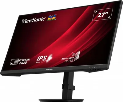 Produktbild von Viewsonic VG Series VG2709-2K-MHD-2, 68,6 cm (27"), 2560 x 1440 Pixel, Quad HD, LED, 4 ms, Schwarz