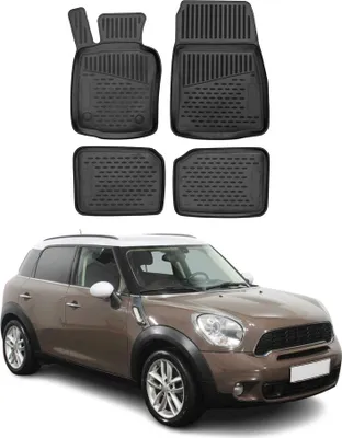 Immagine prodotto di 2010-2016 Mini Countryman R60 Tappetini TPE Nero 4 pz