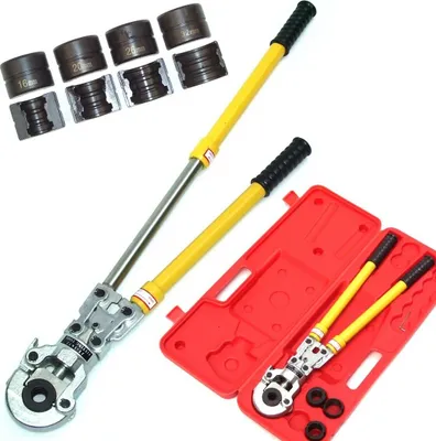 Produktbild von Preßzange 55051 Alu Verbundrohr PEX PE-X 16-32mm Presszange TH Profil Rohrpresse