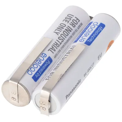 Image de Panasonic eneloop batterie standard adaptée à la brosse à dents Waterpik Sensonic Plus SR-3000 E, 2,4 volts de tension et 750mAh de capacité
