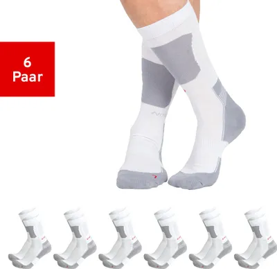 Produktbild von Nordcap 6er Pack Allround-Sportsocken hoch mit raffinierten Schutzzonen