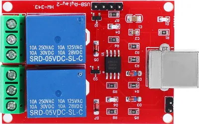 Zdjęcie produktu dla przełącznik sterujący USB 5 V 2-kanałowy moduł przekaźnikowy Komputer PC Inteligentny przełącznik sterujący Przełącznik sterujący USB