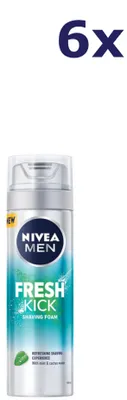 Image de 6 gels de rasage Nivea Men Fresh Kick de 200 ml
