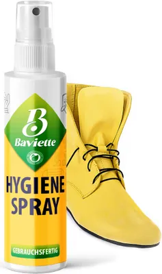 Obrázok produktu pre BAVIETTE ProBio Fresh 100 ml: Udržateľná sviežosť pre topánky, ponožky a textil. Obsahuje probiotiká s 7 miliardami mikroorganizmov, neutralizuje zápach potu